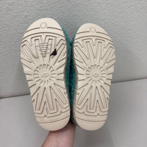 Ugg Oh Fluffita Platform Curly Sheepskin Slippers Shoes 1120876 Womens size 7 - Picture 10 of 10